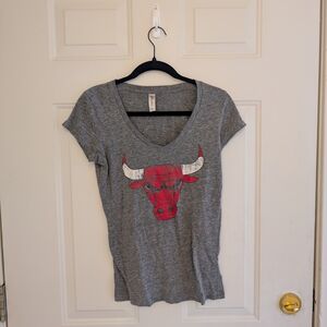 Women's Chicago Bulls V-Neck T-Shirt